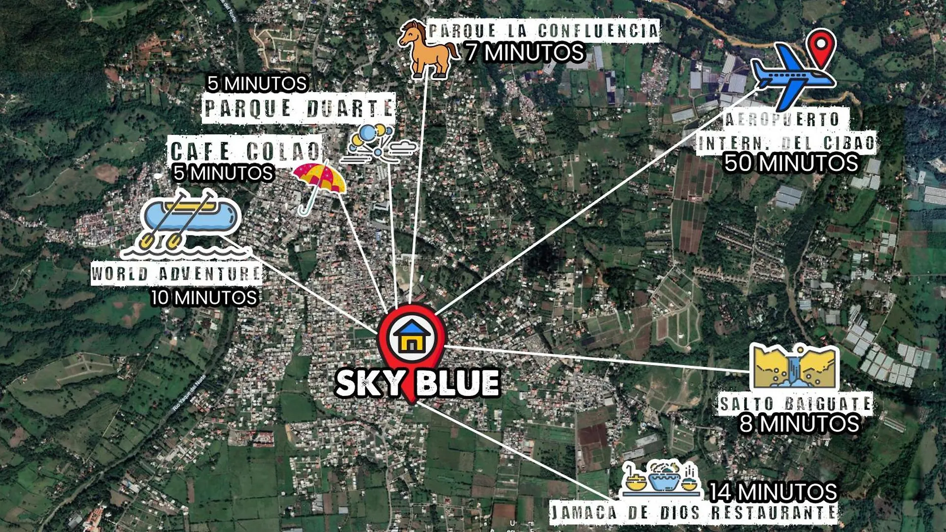 Sky Blue Appartement Jarabacoa Dominicaanse Republiek